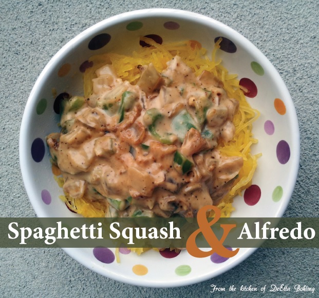 Spaghetti Squash Alfredo